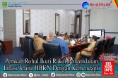 Pemkab Rohul ikuti rakor pengendalian inflasi jelang HBKN Dengan Kemendagri