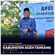 Pj. Bupati Aceh Tamiang Minta ASN Tingkatkan Kedisiplinan, Etos Kerja dan Kebersihan Lingkungan