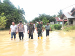 Tanggul Desa Gelung Jebol, Dandim 0117/Aceh Tamiang Turun Tinjau Kondisi