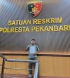 Muhajirin Resmi Laporkan Dugaan Pemalsuan Surat Keterangan Hilang Ijazah Bistamam ke Polresta Pekanbaru