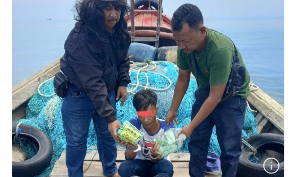 Polda Sumut tangkap diduga kurir 2 kilogram sabu dari Malaysia