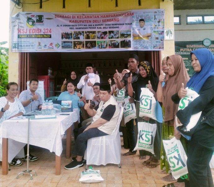 KSJ Edisi ke-324 Hadirkan Kehangatan dan Harapan di Dusun I Hamparan Perak: Berbagi, Mengobati, dan Menginspirasi