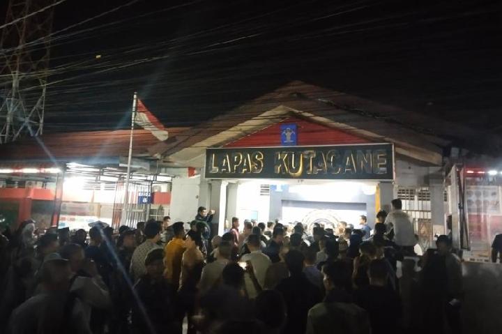 Kronologi Puluhan Napi Kutacane Aceh Kabur dari Lapas