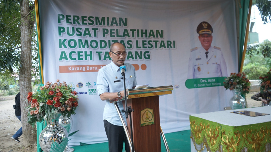 Aceh Tamiang Resmikan Pusat Pelatihan Komoditas Lestari di Karang Baru