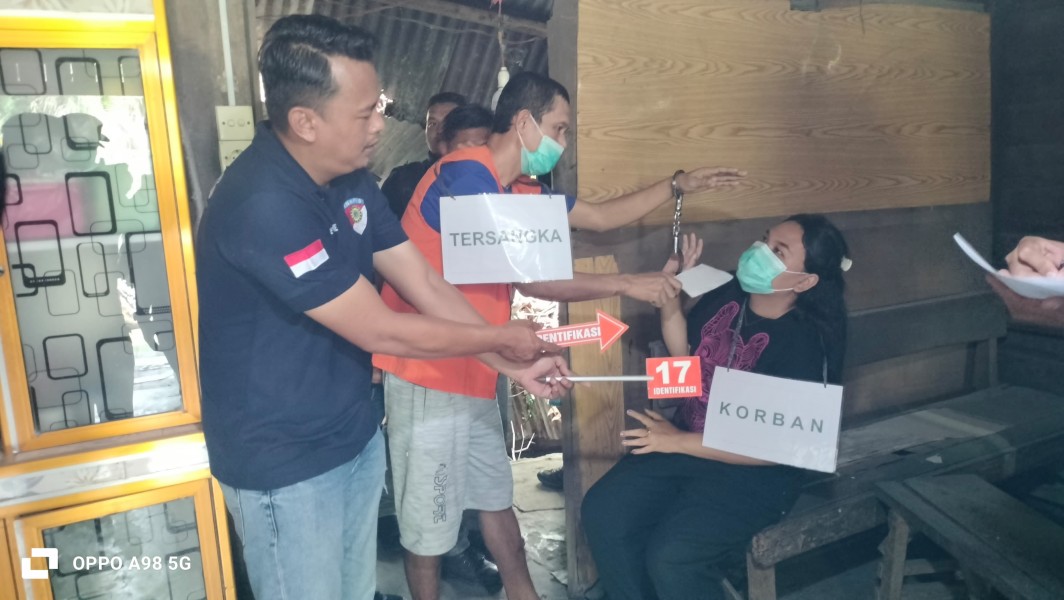 Rekonstruksi Kasus Pembunuhan di Minas Timur Digelar, 25 Adegan Diperagakan Tersangka